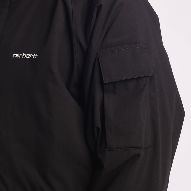 мужская черная куртка Carhartt WIP Prospector Jacket I031356-black/white - цена, описание, фото 5